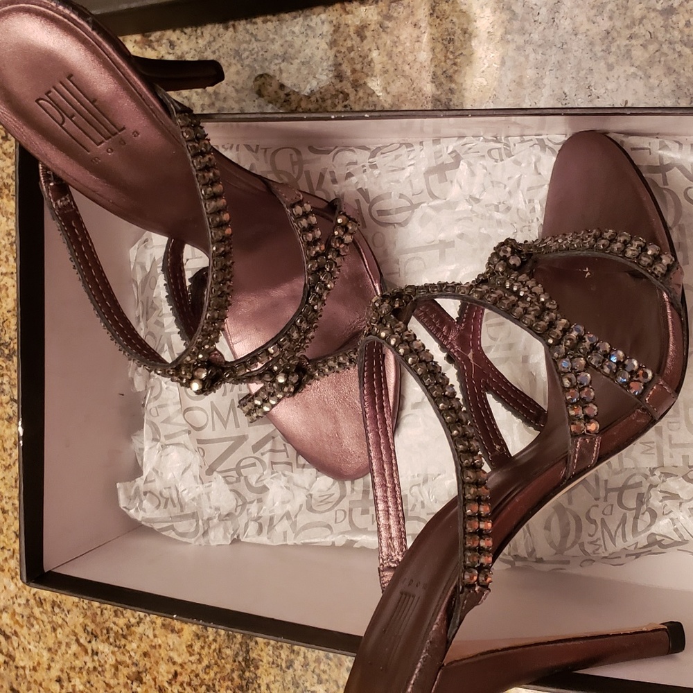 Pelle Rhinestone 4" Heels